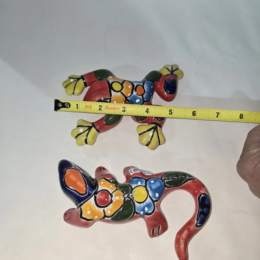 Talavera Trio Figurines Mexican Art Handmade
